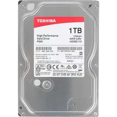 Купить ᐈ Кривой Рог ᐈ Низкая цена ᐈ Накопитель HDD SATA 1.0TB Toshiba P300 7200rpm 64MB (HDWD110UZSVA)