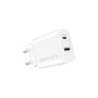 Купить ᐈ Кривой Рог ᐈ Низкая цена ᐈ Зарядное устройство Promate BiPlug-2 White