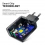 Купить ᐈ Кривой Рог ᐈ Низкая цена ᐈ Зарядное устройство Luxe Cube 2USB 2.4А Smart Black (8889998898996)