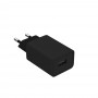 Купить ᐈ Кривой Рог ᐈ Низкая цена ᐈ Сетевое зарядное устройство ColorWay (1USBx3A) QC3.0 Black (CW-CHS013QCL-BK) + кабель Lightn