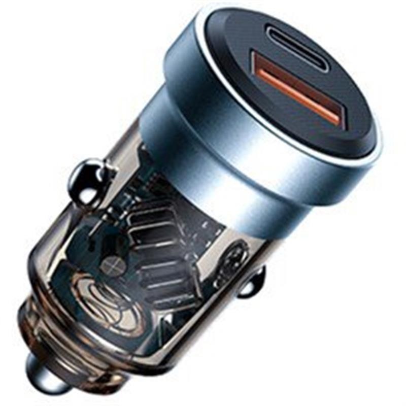 Купить ᐈ Кривой Рог ᐈ Низкая цена ᐈ Автомобильное зарядное устройство Proda Azeada Coolle PD-C36 (USB 3A; USC-C 3A) 30W Black (P