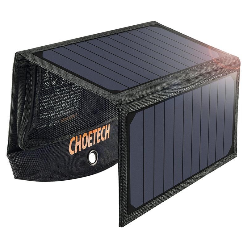 Купить ᐈ Кривой Рог ᐈ Низкая цена ᐈ Солнечное зарядное устройство Choetech SC001 19W