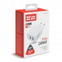Купить ᐈ Кривой Рог ᐈ Низкая цена ᐈ Сетевое зарядное устройство ColorWay AutoID (2USBx2.4A) White (CW-CHS016-WT)