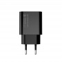 Купить ᐈ Кривой Рог ᐈ Низкая цена ᐈ Сетевое зарядное устройство ColorWay (1USB Type-C PDx3A;1USBx4A) Black (CW-CHS025QPD-BK)