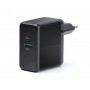 Купить ᐈ Кривой Рог ᐈ Низкая цена ᐈ Мережевий зарядний пристрій REAL-EL CH-350 QC3.0 (2USB, 3A) Black