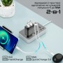 Купить ᐈ Кривой Рог ᐈ Низкая цена ᐈ Зарядное устройство Promate BiPlug-QC3 Black