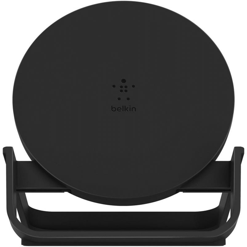 Купить ᐈ Кривой Рог ᐈ Низкая цена ᐈ Беспроводное зарядное устройство Belkin Stand Wireless Charging Qi Black (WIB001ttBK)