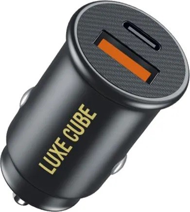 Купить ᐈ Кривой Рог ᐈ Низкая цена ᐈ Автомобильное зарядное устройство Luxe Cube 20W (2USBх3A) Black (9988449841235)