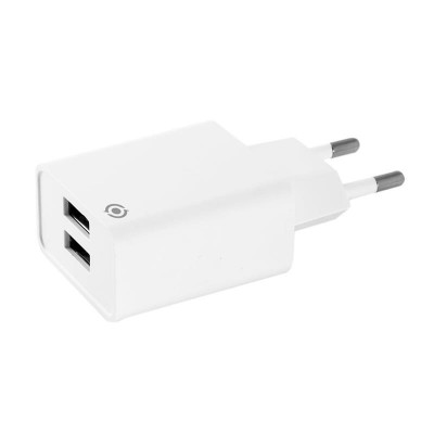 Купить ᐈ Кривой Рог ᐈ Низкая цена ᐈ Сетевое зарядное устройство Piko TC-242 (2USB, 2.4A) White (1283126477560)