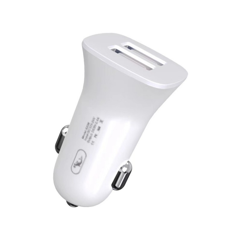 Купить ᐈ Кривой Рог ᐈ Низкая цена ᐈ Автомобильное зарядное устройство SkyDolphin SZ09 (2USB, 3.4A) White (AZP-000106)