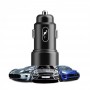 Купить ᐈ Кривой Рог ᐈ Низкая цена ᐈ Автомобильное зарядное устройство SkyDolphin SZ15 Aluminium QC3.0 (2USB, 2.4A) Black (AZP-00