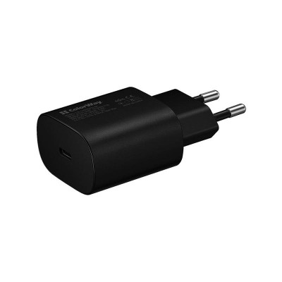 Купить ᐈ Кривой Рог ᐈ Низкая цена ᐈ Сетевое зарядное устройство ColorWay Power Delivery Port PPS (1USB-Cx3A) (25W) Black (CW-CHS