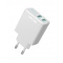 Купить ᐈ Кривой Рог ᐈ Низкая цена ᐈ Зарядное устройство Luxe Cube 2USB 12W Smart White (4826986900792)