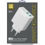 Купить ᐈ Кривой Рог ᐈ Низкая цена ᐈ Зарядное устройство Luxe Cube 2USB 12W Smart White (4826986900792)