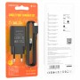 Купить ᐈ Кривой Рог ᐈ Низкая цена ᐈ Зарядное устройство Borofone BA68A Glacier USB 2.1A Black (BA68ACB)