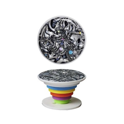 Купить ᐈ Кривой Рог ᐈ Низкая цена ᐈ Держатель Luxe Cube 3D Серебристый (9998866457506)