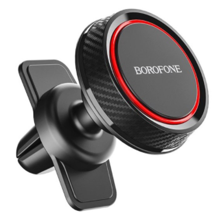 Купить ᐈ Кривой Рог ᐈ Низкая цена ᐈ Держатель автомобильный Borofone BH12 Magnetic Black (BH12B)