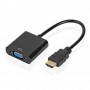 Адаптер Atcom HDMI - VGA (M/F), 0.1 м, Black (AT9220)