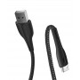 Кабель ColorWay USB - micro USB (M/M), PVC + Led, 2.4 А, 1 м, Black (CW-CBUM034-BK)