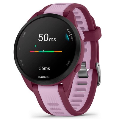 Купить ᐈ Кривой Рог ᐈ Низкая цена ᐈ Смарт-часы Garmin Forerunner 165 Music Berry/Lilac (010-02863-B3); 1.2" (390x390) AMOLED / B