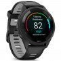 Купить ᐈ Кривой Рог ᐈ Низкая цена ᐈ Смарт-часы Garmin Forerunner 265 Black Bezel and Case with Black/Powder Gray Silicone Band (