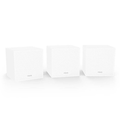 Купить ᐈ Кривой Рог ᐈ Низкая цена ᐈ WiFi Mesh система Tenda Nova MW12 3-Pack (3 шт, AC2100, 3xGE LAN, Beam Forming, MU-MIMO, 4xI