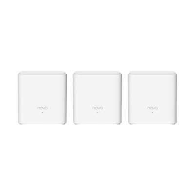 Купить ᐈ Кривой Рог ᐈ Низкая цена ᐈ WiFi Mesh система Tenda MX3 (MX3-KIT-3) (AX1500, Wi-Fi EasyMesh, 1xGE WAN, 1xGE LAN, 2 антен