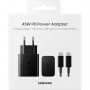 Мережевий зарядний пристрій Samsung EP-T4511XBEGEU Black, 25W + кабель USB Type-C