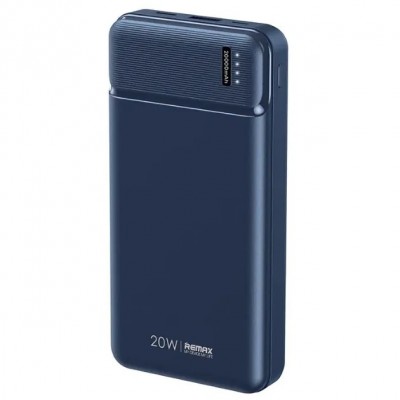Купить ᐈ Кривой Рог ᐈ Низкая цена ᐈ Универсальная мобильная батарея Remax RPP-288 Pure 20000mAh Blue (6954851241614)