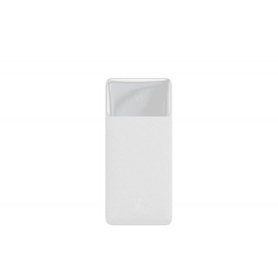 Купить ᐈ Кривой Рог ᐈ Низкая цена ᐈ Универсальная мобильная батарея Baseus Bipow Digital Display 15W 20000mAh White (PPDML-J02) 