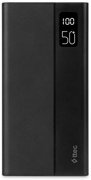 Купить ᐈ Кривой Рог ᐈ Низкая цена ᐈ Универсальная мобильная батарея Ttec 50000mAh ReCharger Mega LCD Black (2BB197S)