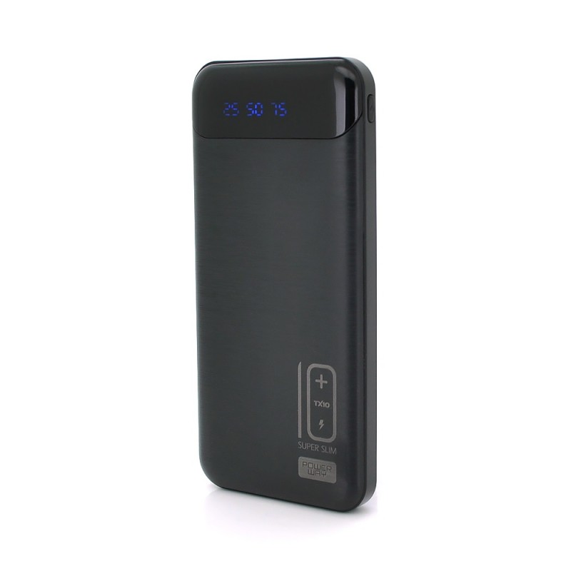 Купить ᐈ Кривой Рог ᐈ Низкая цена ᐈ Универсальная мобильная батарея TX-10 10000mAh, 2USB, Mix color, Box Black (TX-10/29362)