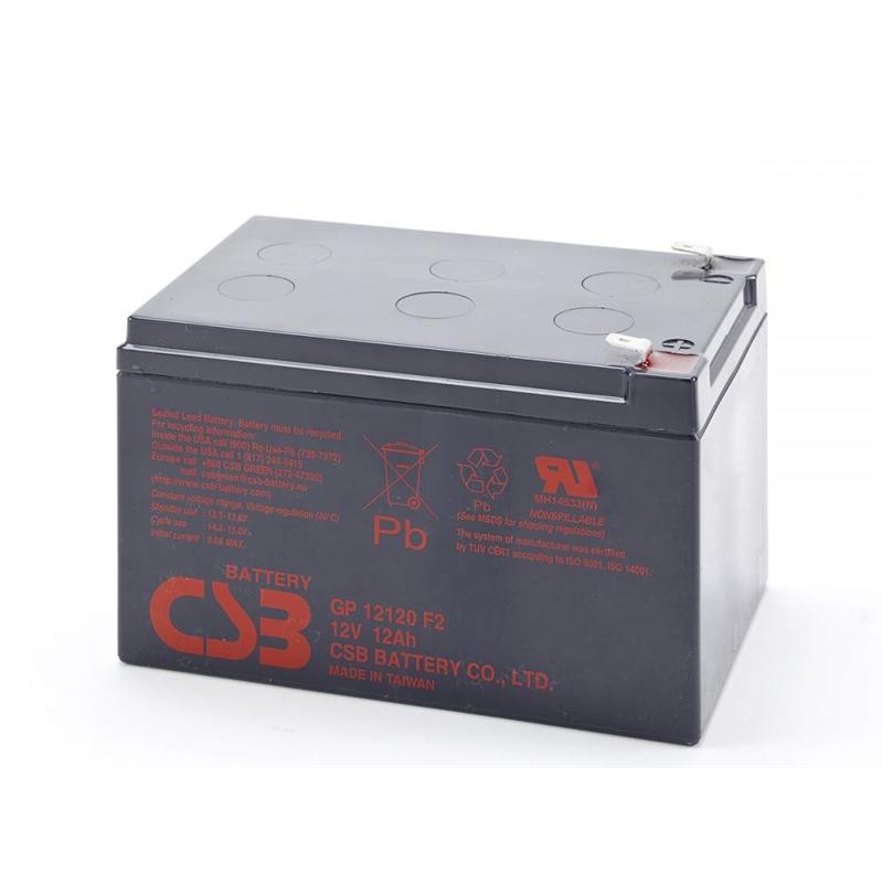 Купить ᐈ Кривой Рог ᐈ Низкая цена ᐈ Аккумуляторная батарея CSB 12V 12 AH (GP12120) AGM
