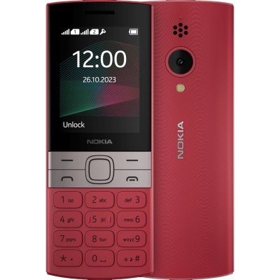 Купить ᐈ Кривой Рог ᐈ Низкая цена ᐈ Мобильный телефон Nokia 150 2023 Dual Sim Red; 2.4" (320x240) TFT / клавиатурный моноблок / 