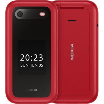 Купить ᐈ Кривой Рог ᐈ Низкая цена ᐈ Мобильный телефон Nokia 2660 Flip Dual Sim Red; 2.8" (320x240) TN / раскладной / Unisoc T107