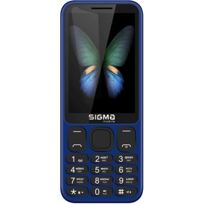 Купить ᐈ Кривой Рог ᐈ Низкая цена ᐈ Мобильный телефон Sigma mobile X-Style 351 Lider Dual Sim Blue; 3.5" (480х320) TN / кнопочны