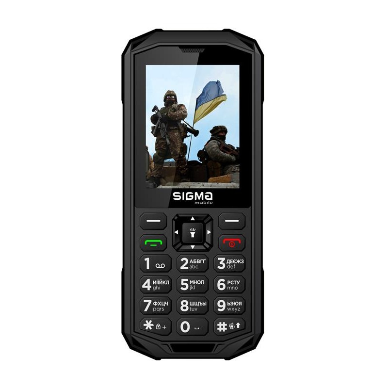 Купить ᐈ Кривой Рог ᐈ Низкая цена ᐈ Мобильный телефон Sigma mobile X-treme PA68 Dual Sim Black (4827798466513); 2.4" (320x240) T