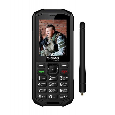 Купить ᐈ Кривой Рог ᐈ Низкая цена ᐈ Мобильный телефон Sigma mobile X-treme PA68 Wave Dual Sim Black (4827798466612); 2.4" (320x2