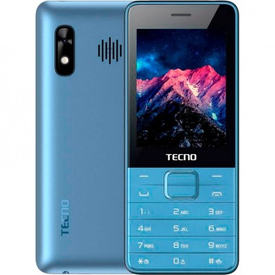 Купить ᐈ Кривой Рог ᐈ Низкая цена ᐈ Мобильный телефон Tecno T454 Dual Sim Blue (4895180745997); 2.8" (320х240) TN / кнопочный мо