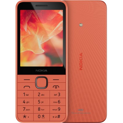 Купить ᐈ Кривой Рог ᐈ Низкая цена ᐈ Мобильный телефон Nokia 215 4G 2024 Dual Sim Peach; 2.8" (320х240) TN / кнопочный моноблок /
