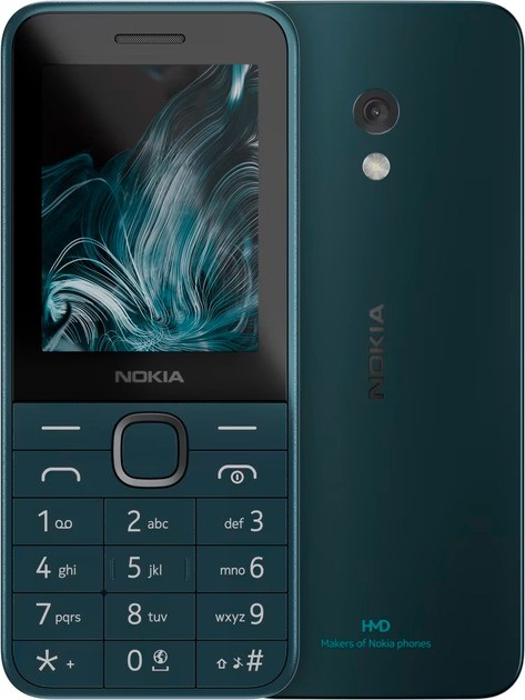 Купить ᐈ Кривой Рог ᐈ Низкая цена ᐈ Мобильный телефон Nokia 225 4G 2024 Dual Sim Dark Blue; 2.4" (320x240) TN / кнопочный монобл