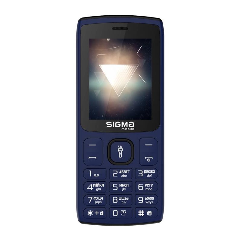 Купить ᐈ Кривой Рог ᐈ Низкая цена ᐈ Мобильный телефон Sigma mobile X-style 34 NRG Type-C Dual Sim Blue; 2.4" (320х240) TN / клав