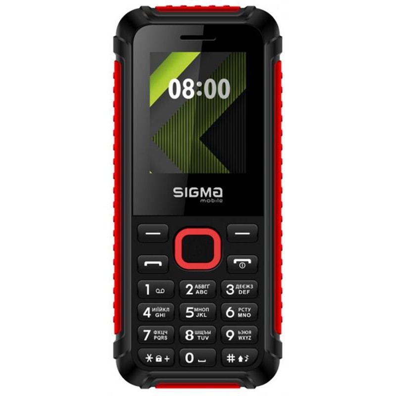 Купить ᐈ Кривой Рог ᐈ Низкая цена ᐈ Мобильный телефон Sigma mobile X-style 18 Track Dual Sim Black/Red; 1.77" (160х128) TN / кно