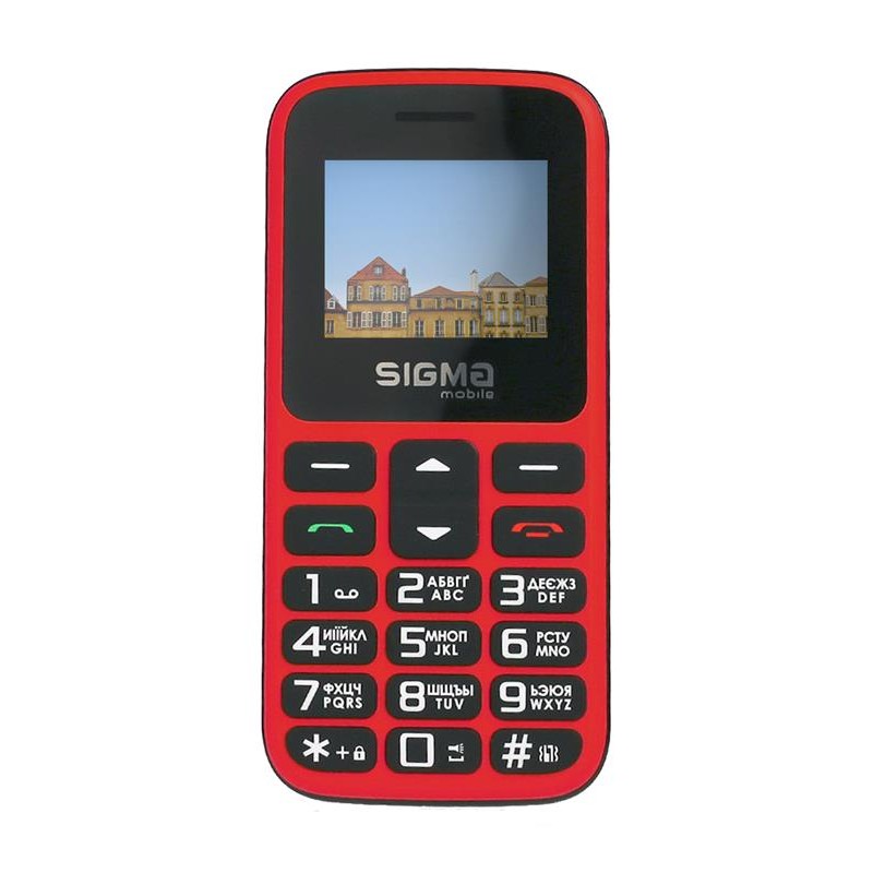 Купить ᐈ Кривой Рог ᐈ Низкая цена ᐈ Мобильный телефон Sigma mobile Comfort 50 Hit 2020 Dual Sim Red (4827798120958); 1.77" (160х
