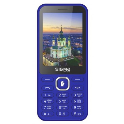 Купить ᐈ Кривой Рог ᐈ Низкая цена ᐈ Мобильный телефон Sigma mobile X-style 31 Power Type-C Dual Sim Blue; 2.8" (320х240) TN / кн