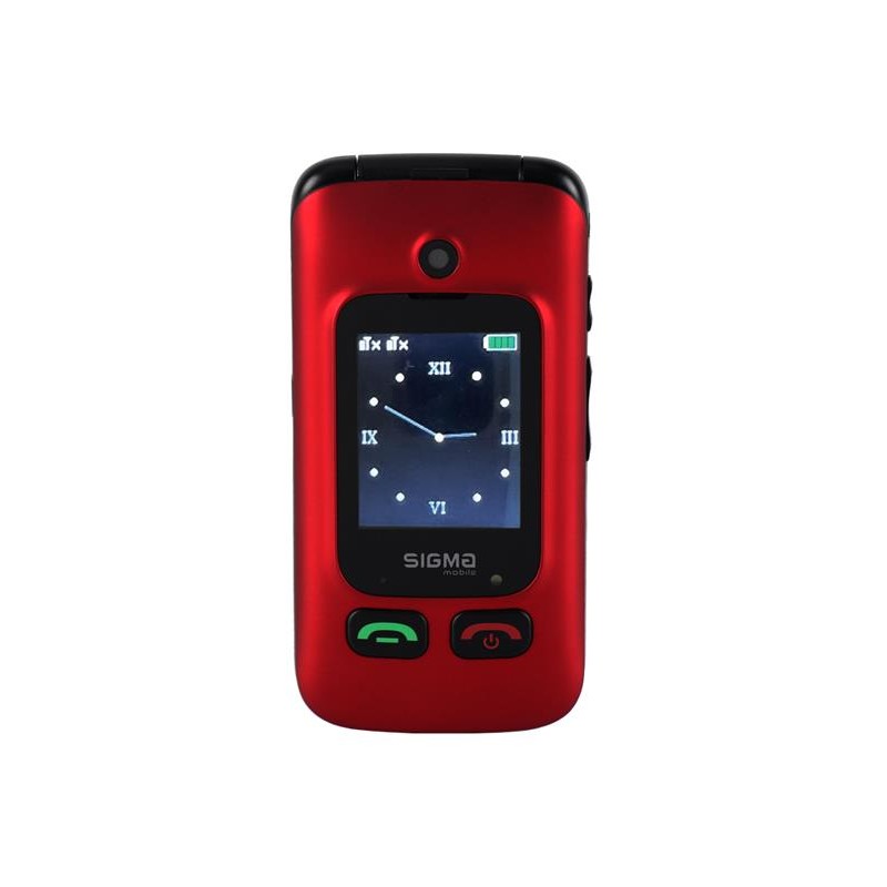 Купить ᐈ Кривой Рог ᐈ Низкая цена ᐈ Мобильный телефон Sigma mobile Comfort 50 Shell Duo Type-C Dual Sim Red/Black (4827798212516