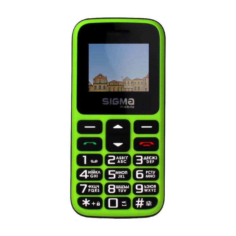 Купить ᐈ Кривой Рог ᐈ Низкая цена ᐈ Мобильный телефон Sigma mobile Comfort 50 Hit 2020 Dual Sim Green (4827798120941); 1.77" (16