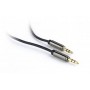 Купить ᐈ Кривой Рог ᐈ Низкая цена ᐈ Аудио-кабель Cablexpert 3.5 мм - 3.5 мм (M/M), 0.75 м, черный (CCAP-444-0.75M)