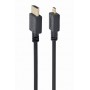Купить ᐈ Кривой Рог ᐈ Низкая цена ᐈ Кабель Gembird HDMI - micro-HDMI V 2.0 (M/M), 3 м, черный (CC-HDMID-10) пакет