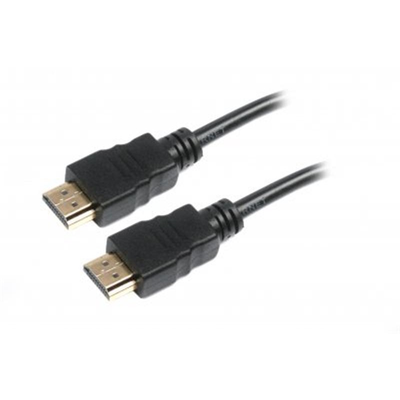 Купить ᐈ Кривой Рог ᐈ Низкая цена ᐈ Кабель Maxxter HDMI - HDMI V 1.4 (M/M), 3 м, черный (V-HDMI4-10) пакет